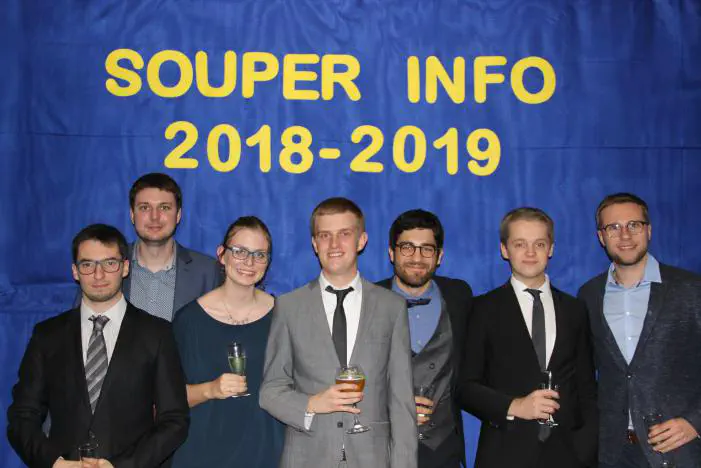 CSLabs board at gala of the Computer Science faculty (2018-2019)